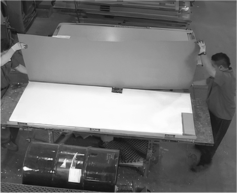 Производство противопожарных дверей - этап 2